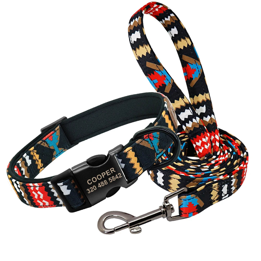 Dog Collar & Leash Set
