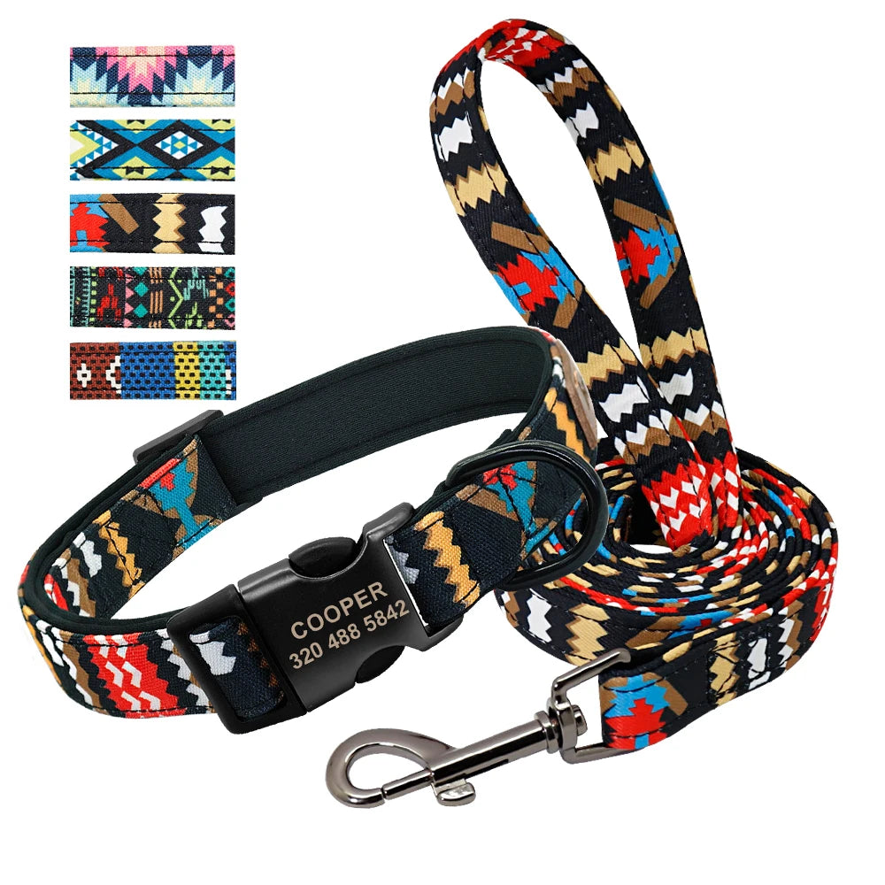 Dog Collar & Leash Set