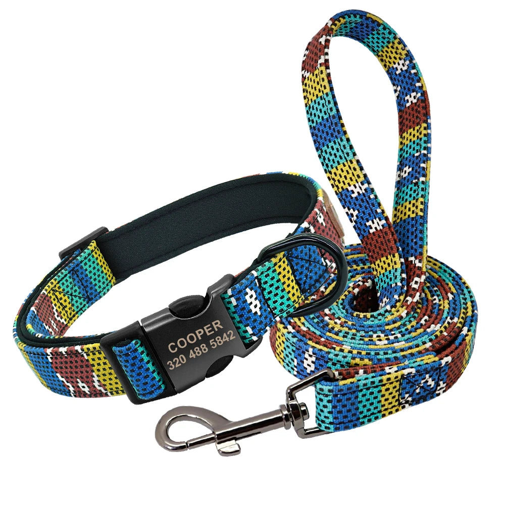 Dog Collar & Leash Set