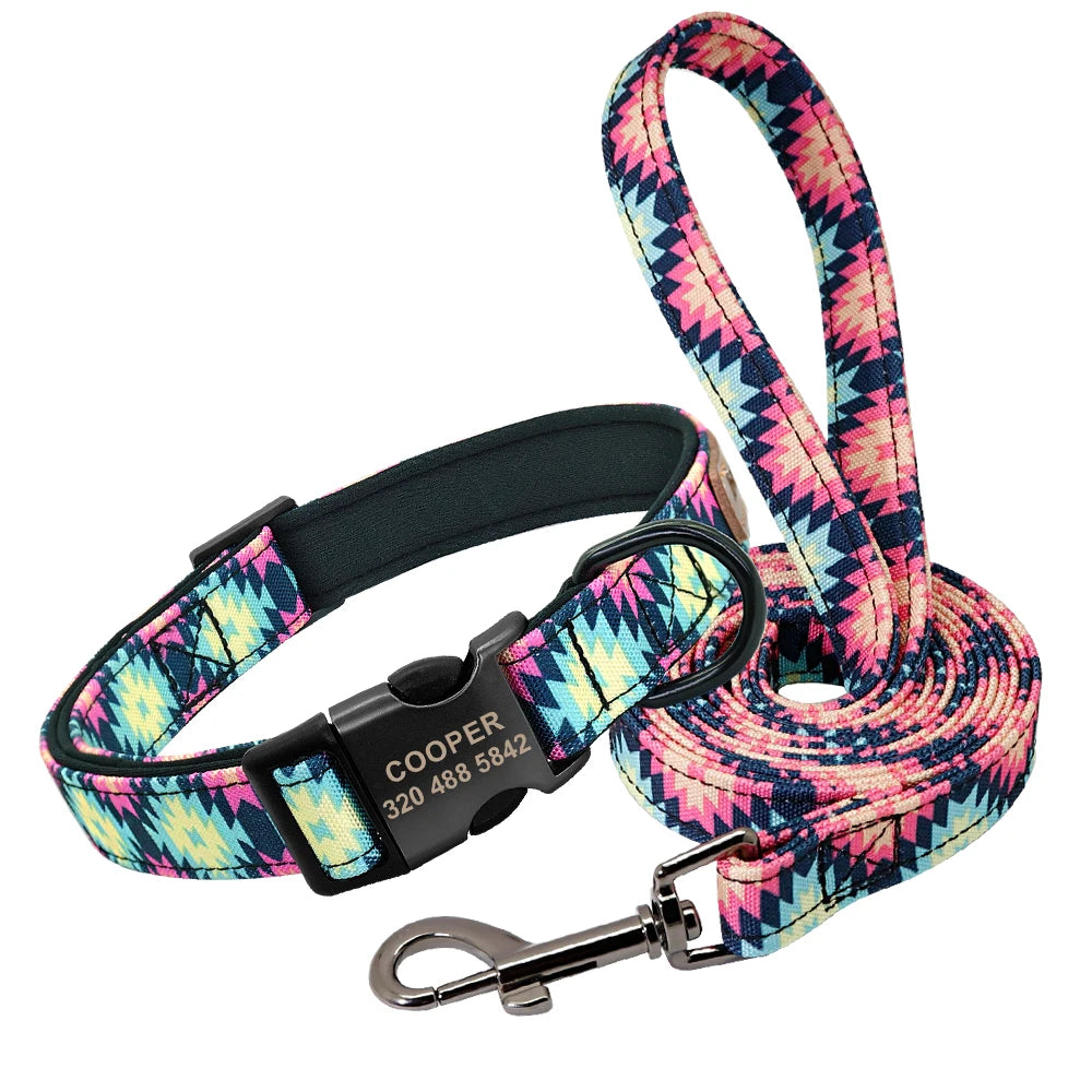 Dog Collar & Leash Set