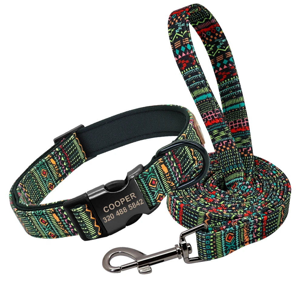 Dog Collar & Leash Set