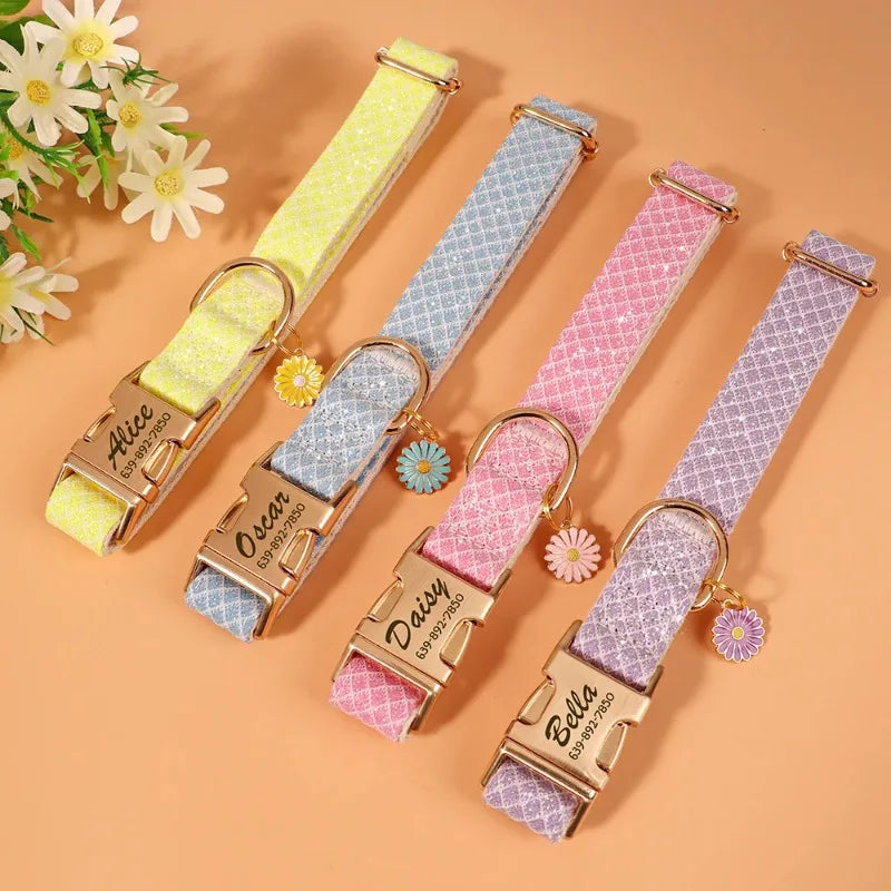 Collar with Flower Charm