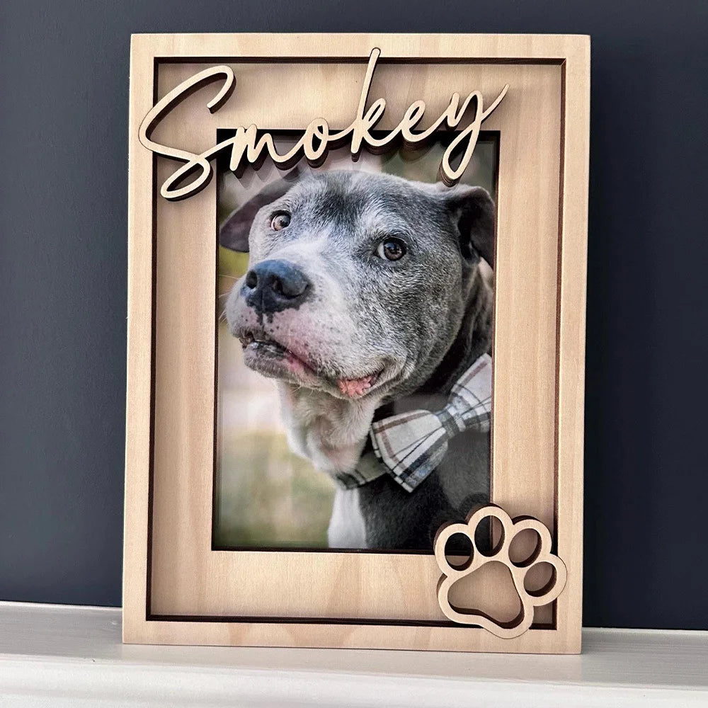 Pet Photo Frame with Name
