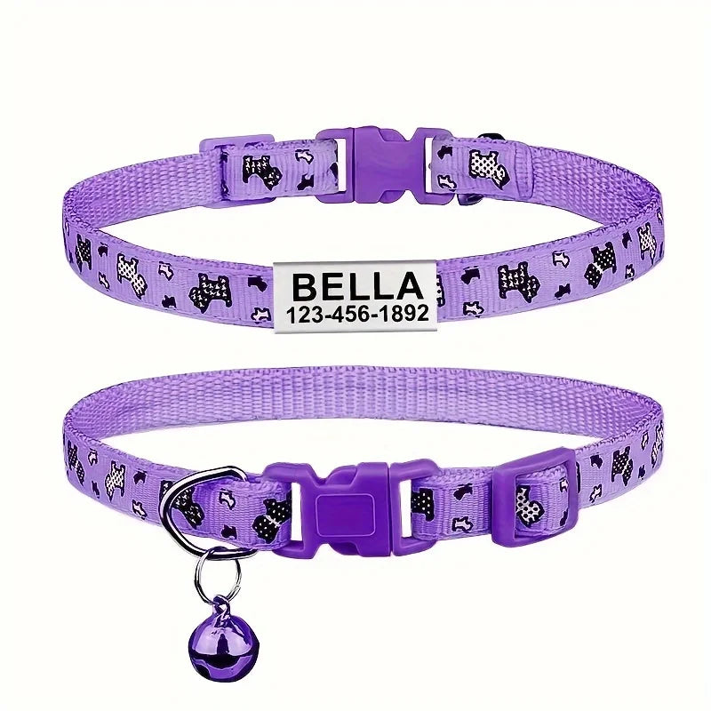 Nylon Pet Collar with Bell