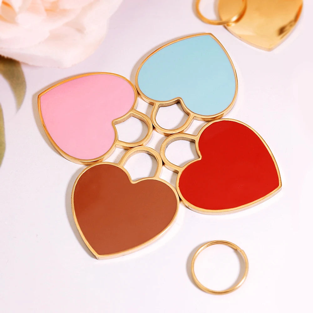 Heart-Shaped Pet ID Tag