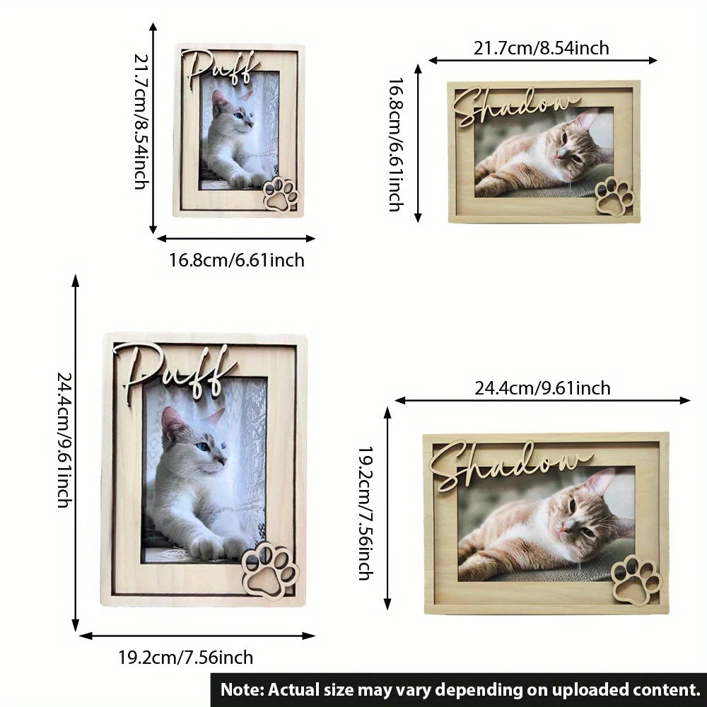 Pet Photo Frame with Name