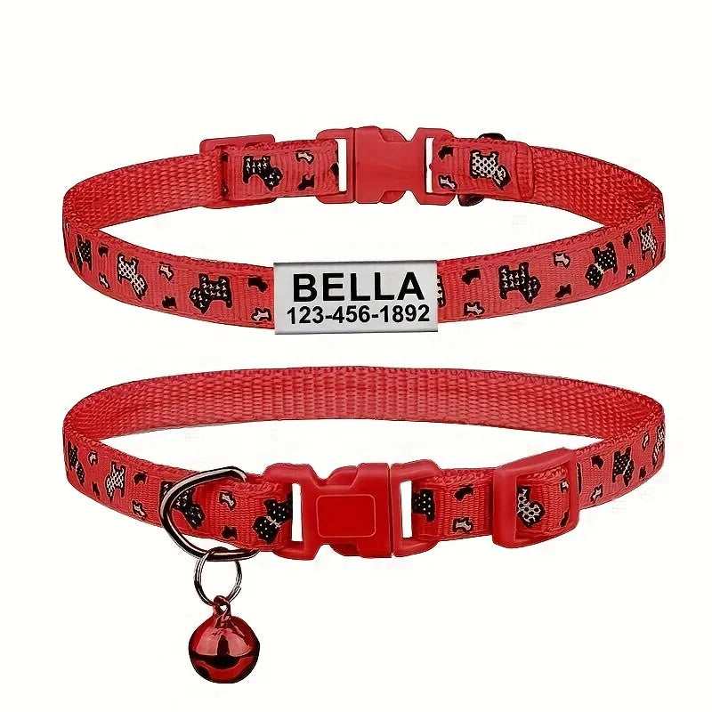 Nylon Pet Collar with Bell