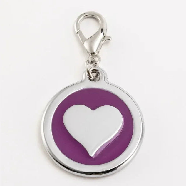 Paw Print Dog ID Tag