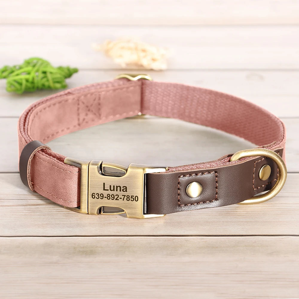PU Leather Dog Collar