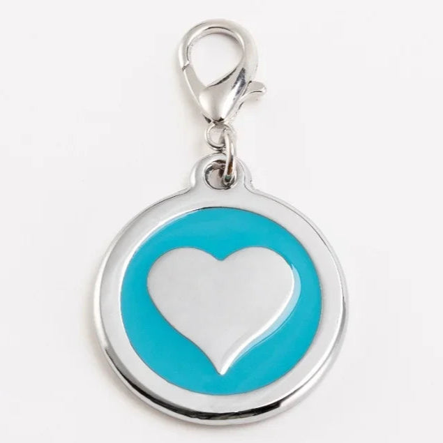 Paw Print Dog ID Tag