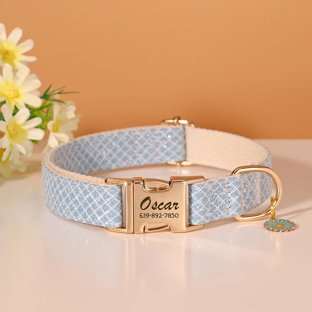 Collar with Flower Charm