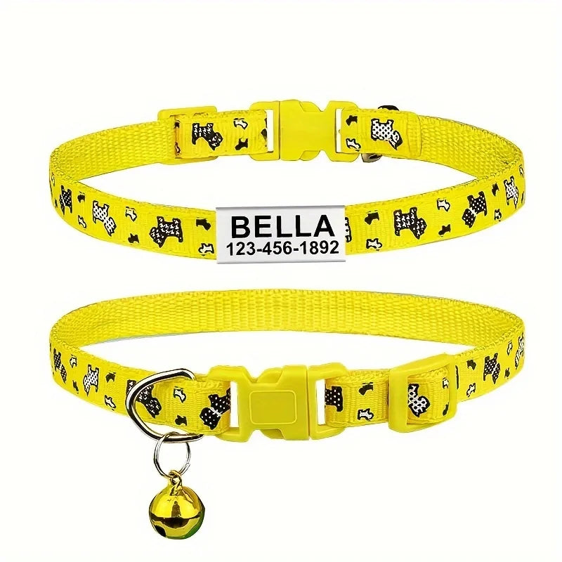 Nylon Pet Collar with Bell
