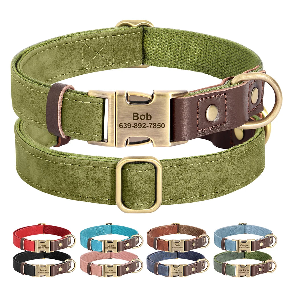 PU Leather Dog Collar