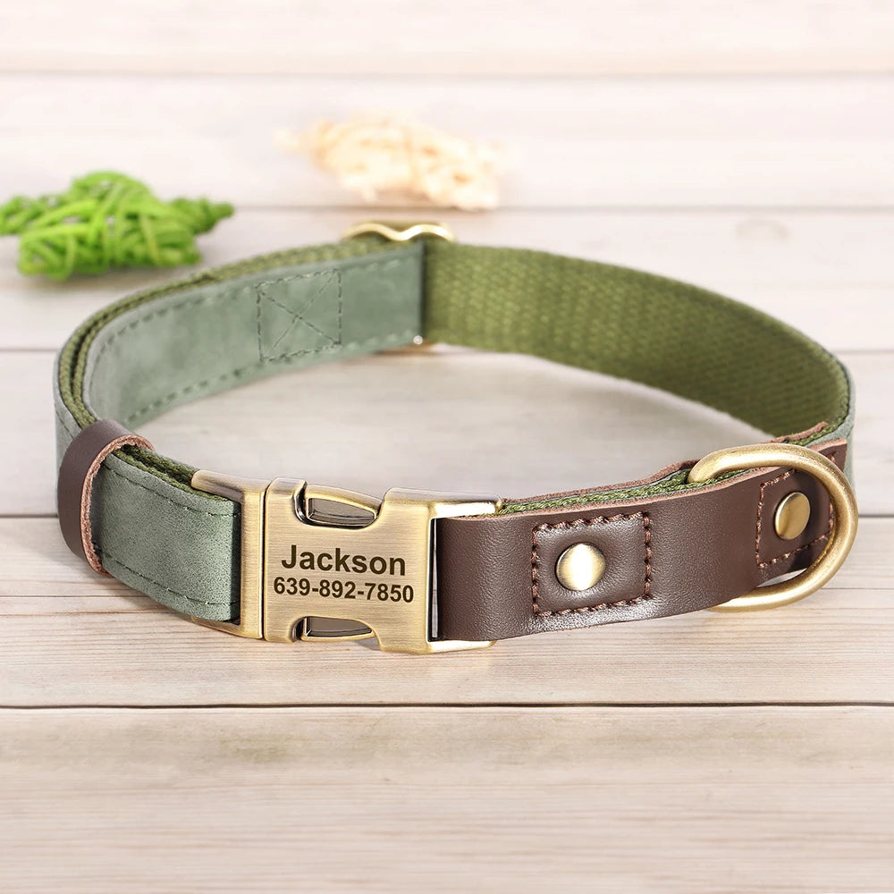 PU Leather Dog Collar