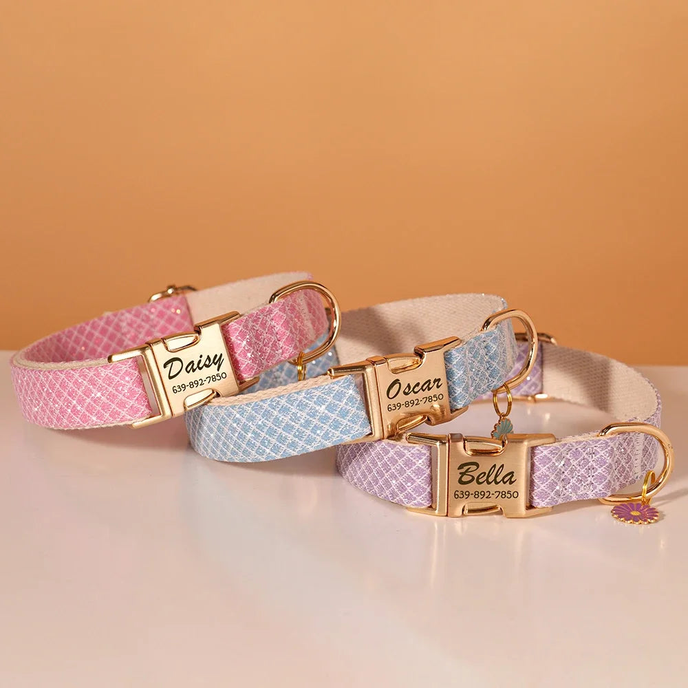 Collar with Flower Charm