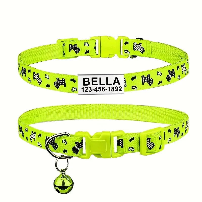 Nylon Pet Collar with Bell