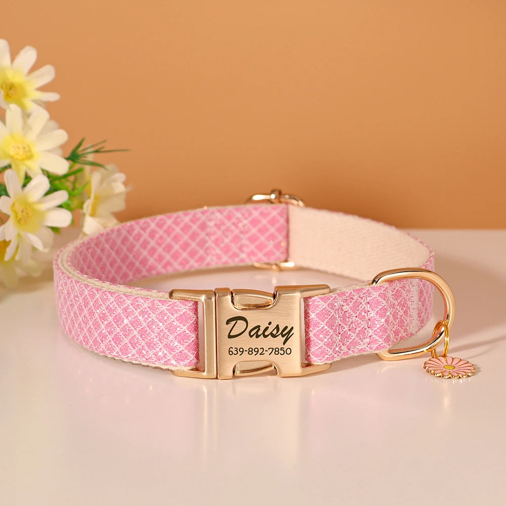 Collar with Flower Charm