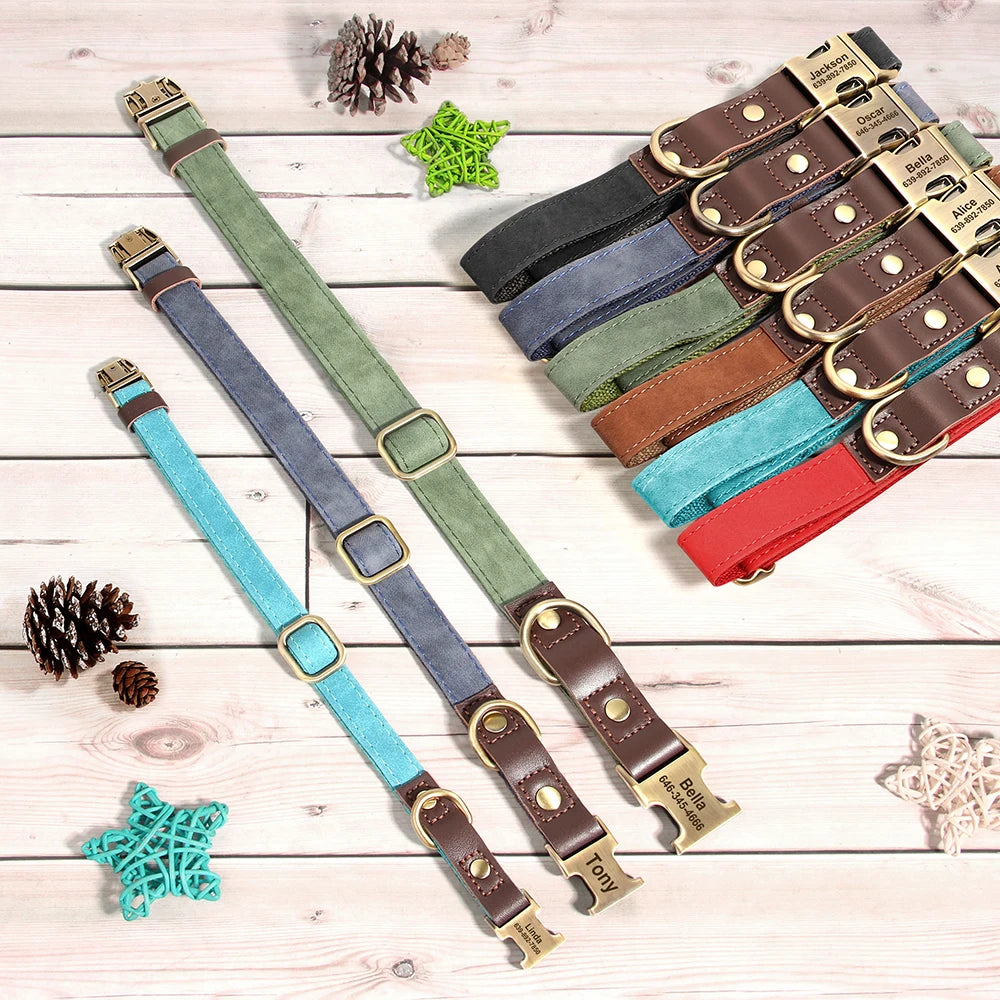 PU Leather Dog Collar
