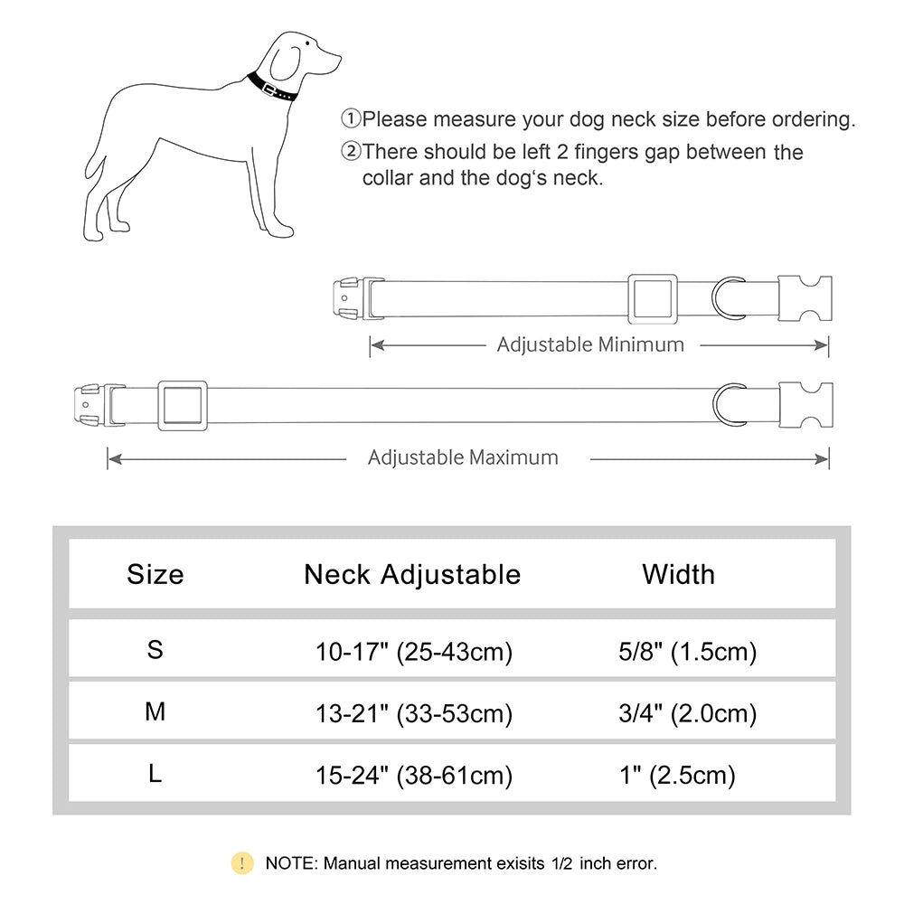 Velvet Dog ID Collar