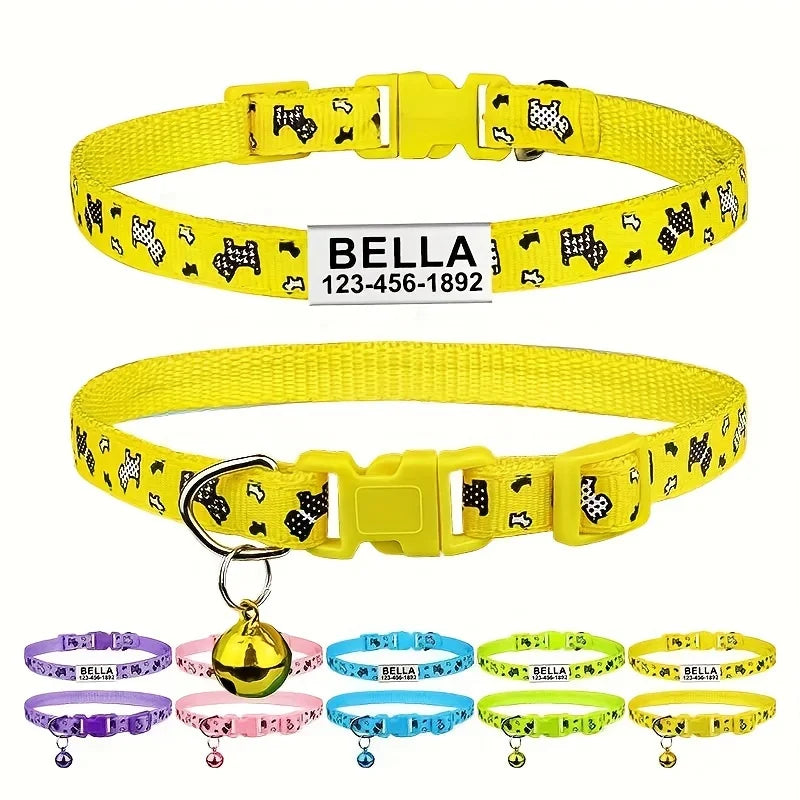 Nylon Pet Collar with Bell