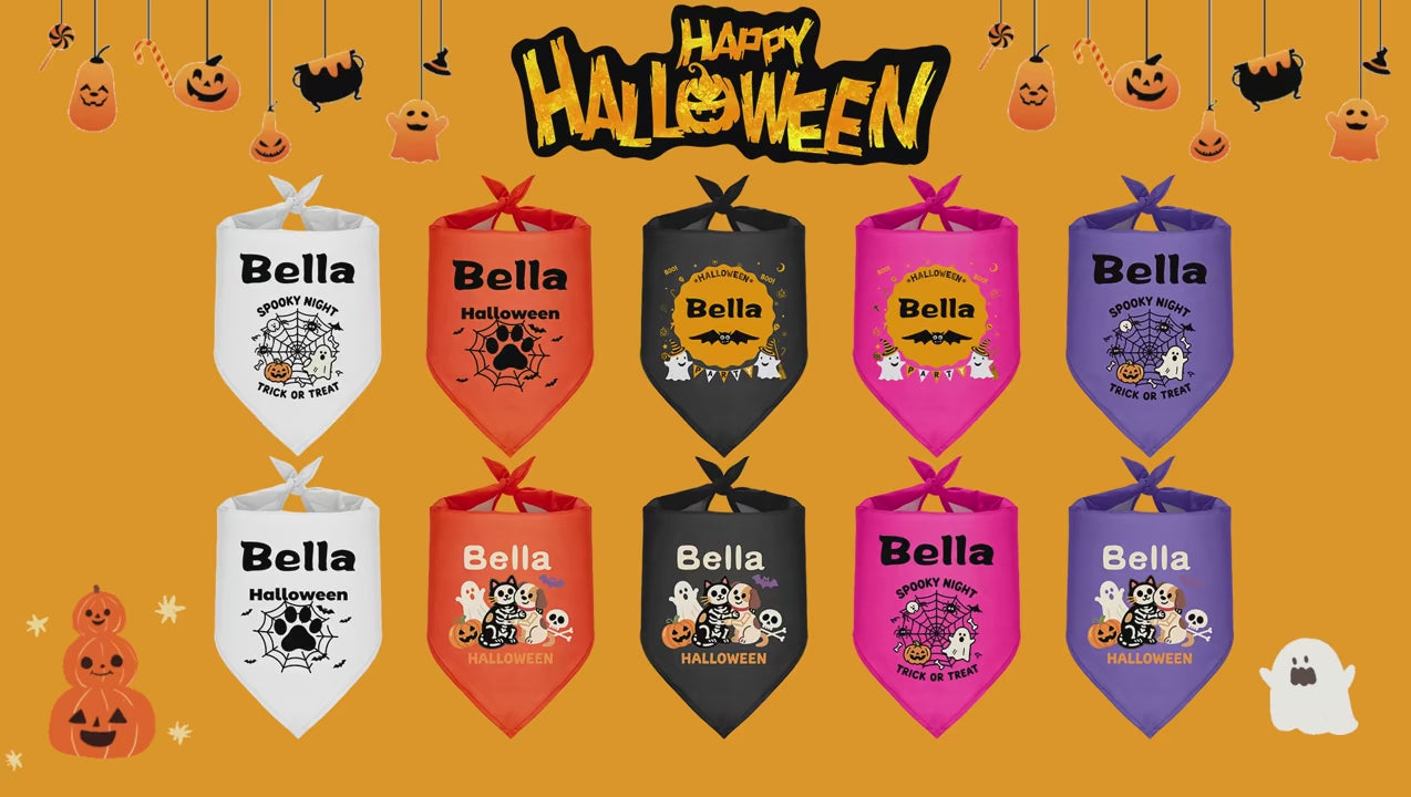 Halloween Bandanas for Pet