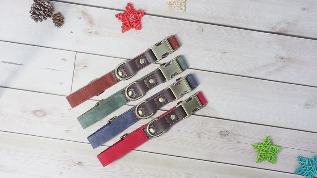 PU Leather Dog Collar