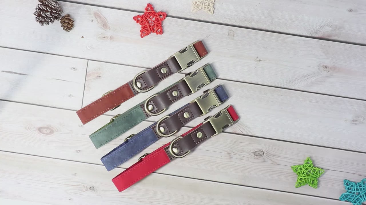 PU Leather Dog Collar